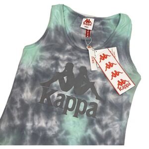 Kappa Authentic Mens S Abues Tie Dye Athletic Slim Fit Sleeveless Tank Top NWT